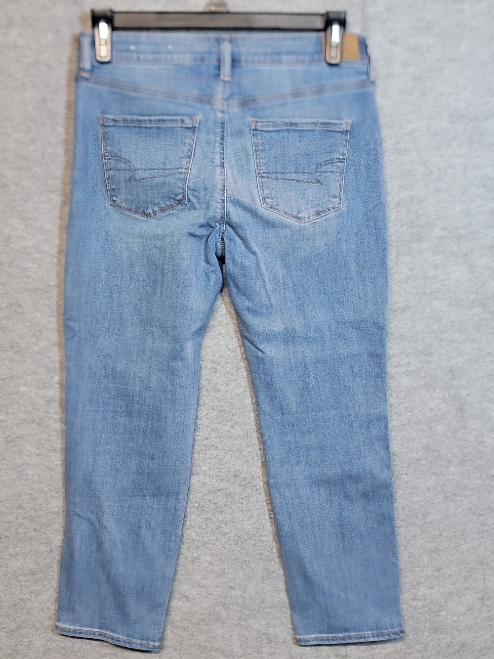 American Eagle Outfitters Light Blue Women’s Skinny Jeans Size 10 Xshort - Picture 3 of 11